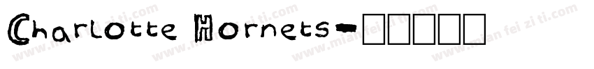 Charlotte Hornets字体转换